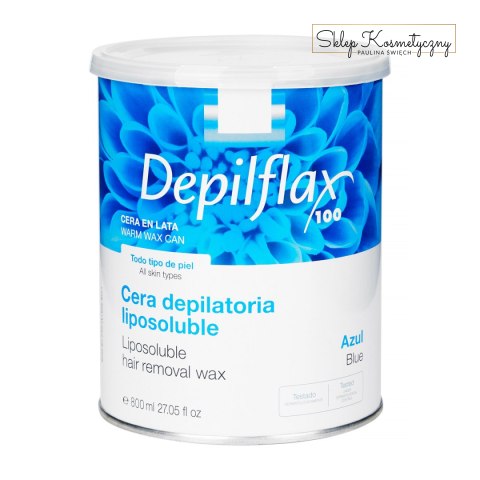 DEPILFLAX WOSK DO DEPILACJI PUSZKA 800ML AZULEN