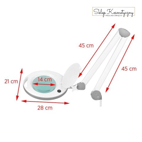 Lampa lupa Elegante 6014 60 led smd 5d do blatu