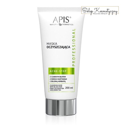 Apis acne-stop maska oczyszczająca z czarnym błotem 200 ml