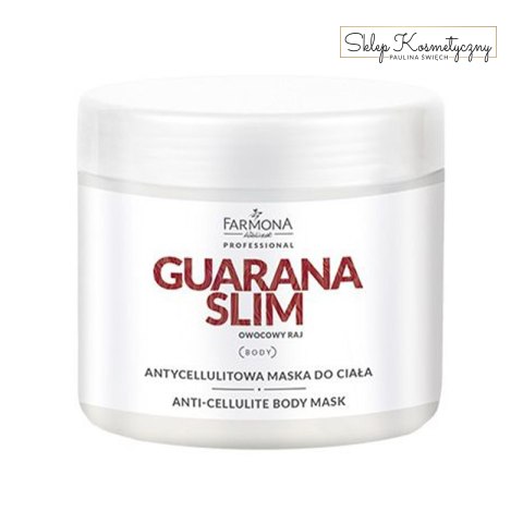 Farmona guarana slim antycellulitowa maska do ciała 500 ml