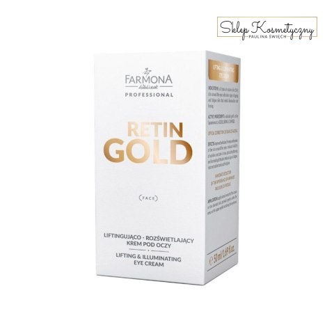 Farmona retin gold liftingujaco-rozświetlający krem pod oczy 50 ml