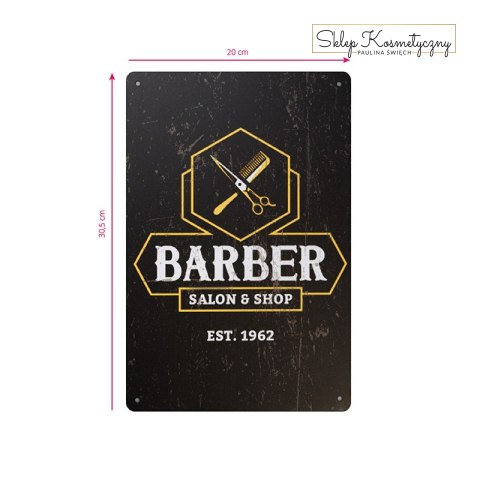 Tablica ozdobna barber B035