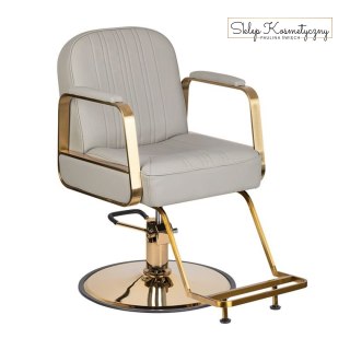 Gabbiano fotel fryzjerski Acri złoto - beżowy