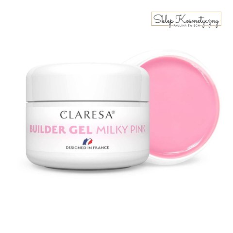 CLARESA BUILDER GEL Milky Pink -15 g