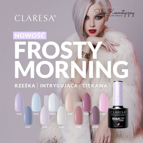 CLARESA Lakier hybrydowy Frosty Morning 1 -5g