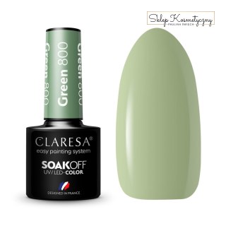 CLARESA Lakier hybrydowy GREEN 800 -5g