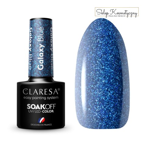 CLARESA Lakier hybrydowy Galaxy Blue 5g