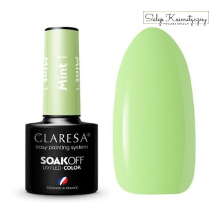 CLARESA Lakier hybrydowy MINT 1 -5g