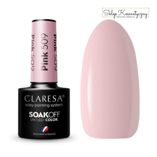 CLARESA Lakier hybrydowy PINK 509 -5g