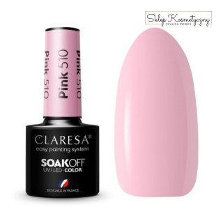 CLARESA Lakier hybrydowy PINK 510 -5g