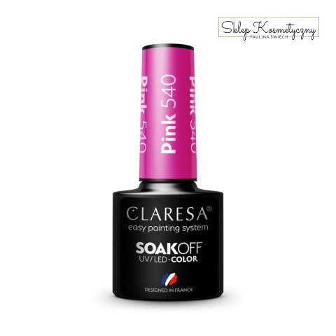 CLARESA Lakier hybrydowy PINK 540 -5g