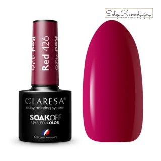 CLARESA Lakier hybrydowy RED 426 -5g