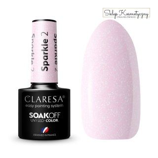 CLARESA Lakier hybrydowy SPARKLE 2 -5g