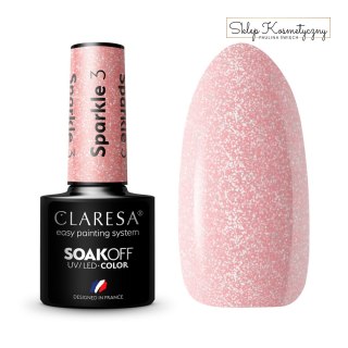 CLARESA Lakier hybrydowy SPARKLE 3 -5g