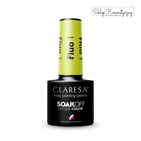 CLARESA lakier hybrydowy FLUO 1 -5g