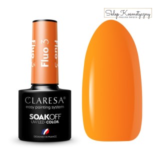 CLARESA lakier hybrydowy FLUO 3 -5g