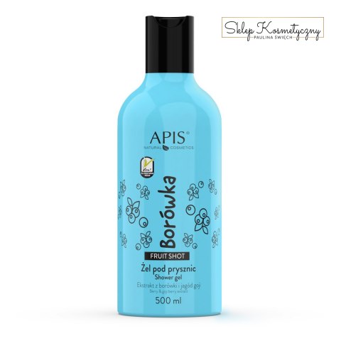 Apis fruit shot, borówkowy żel pod prysznic 500 ml