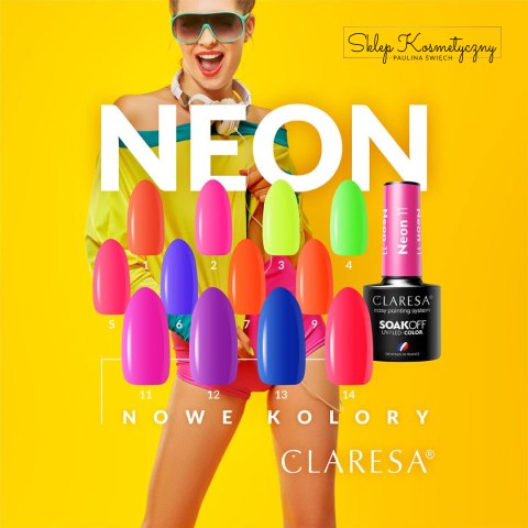 CLARESA Lakier hybrydowy NEON 11 -5g