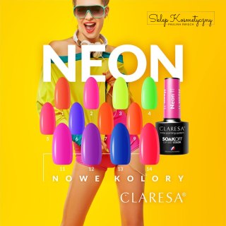 CLARESA Lakier hybrydowy NEON 12 -5g