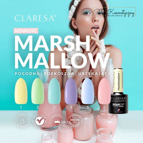 CLARESA lakier hybrydowy MARSHMALLOW 2 5g