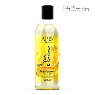 Apis harmony shot, żel pod prysznic yuzu&cardamon 500 ml