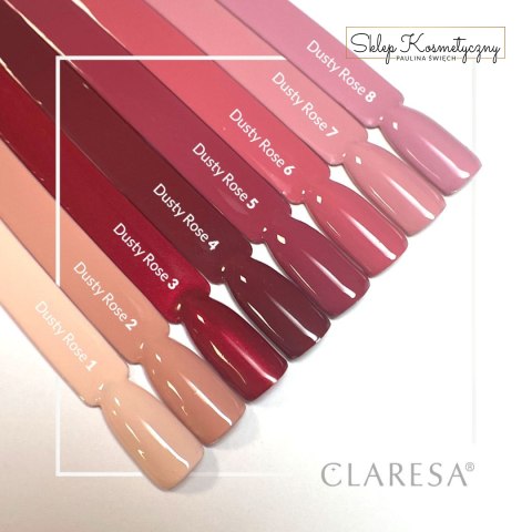 CLARESA Lakier hybrydowy DUSTY ROSE 1 -5g