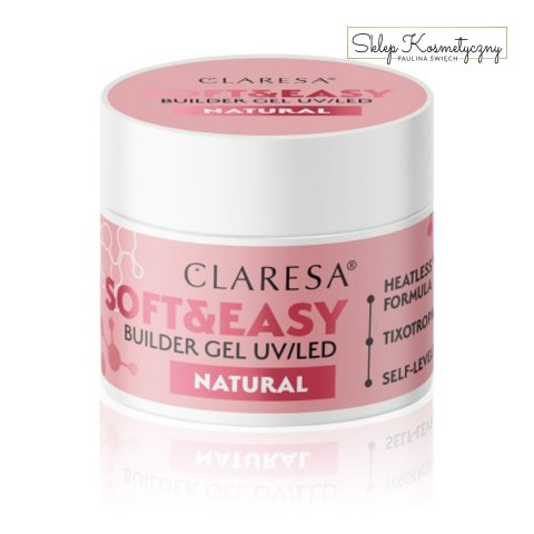 Claresa żel budujący Soft&Easy gel natural 12g