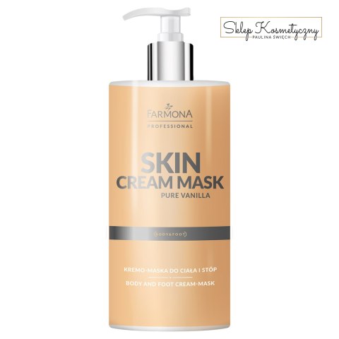 Farmona skin cream mask pure vanilla kremo - maska do ciała i do stóp wanilia 500 ml