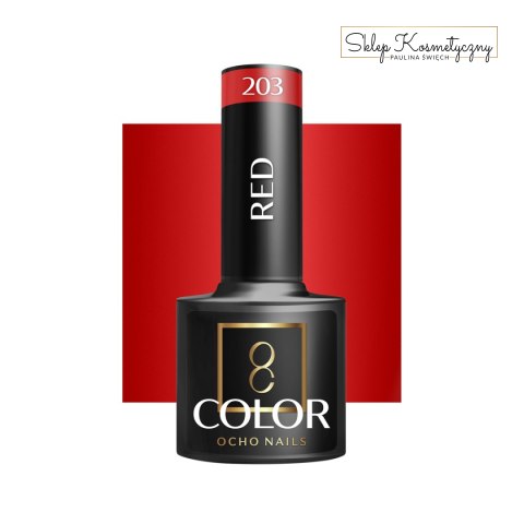 OCHO NAILS Lakier hybrydowy red 203 -5 g