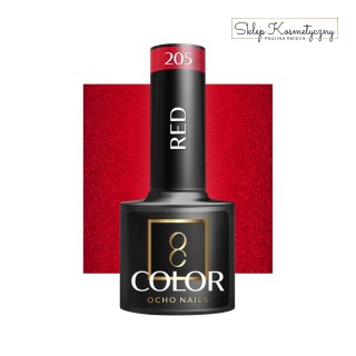 OCHO NAILS Lakier hybrydowy red 205 -5 g