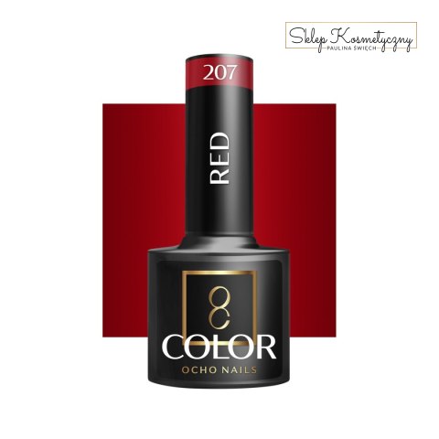 OCHO NAILS Lakier hybrydowy red 207 -5 g