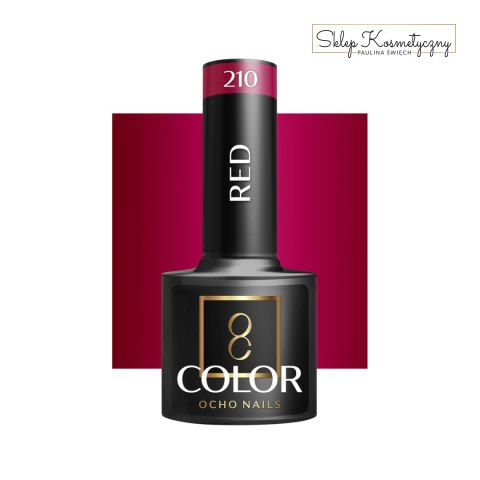 OCHO NAILS Lakier hybrydowy red 210 -5 g