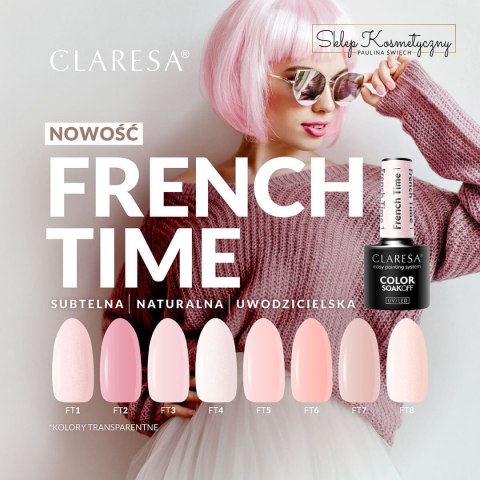 CLARESA Lakier hybrydowy French Time 1 -5g