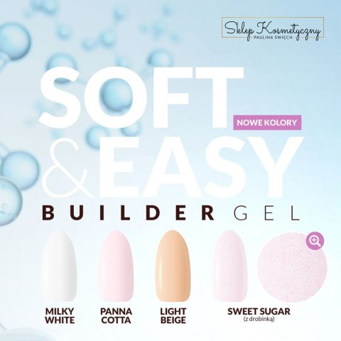 Claresa żel budujący Soft&Easy gel light beige 12g