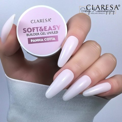 Claresa żel budujący Soft&Easy gel panna cotta 45g