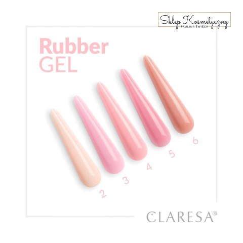 Claresa Żel budujący Rubber żel 2 -12g