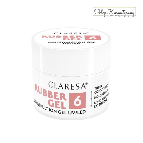 Claresa Żel budujący Rubber żel 6 -12g