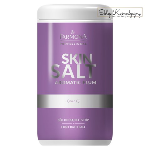 Farmona Skin salt plum - Sól do kąpieli stóp śliwka 1400 g