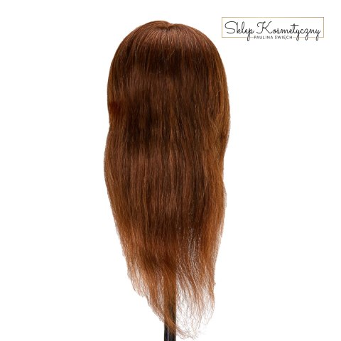 Główka treningowa fryzjerska Gabbiano WZ1 naturalne włosy, kolor 4H, długość 16"