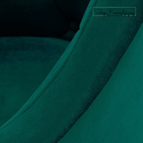4Rico fotel obrotowy QS-BL14G aksamit zielony