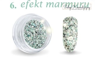 06 Marble Dust Efekt marmuru ozdoby do paznokci