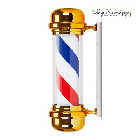 Plafon podświetlany pole barber shop BB-02 złoty duży