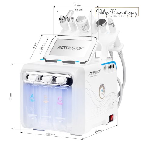 Urządzenie oczyszczanie wodorowe Hydrogen H2+ 6w1 new generation