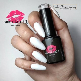 02 Smartnail lakier hybrydowy White Snow 6ml