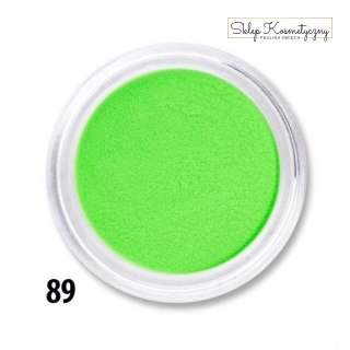 Akryl 89 kolorowy proszek akrylowy 4g neon zielony