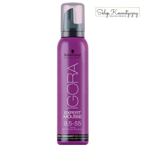 SCHWARZKOPF Igora Expert Mousse Pianka Kolor 9,5-55