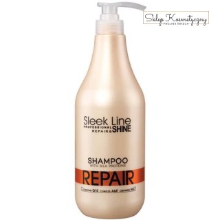 Szampon Stapiz Sleek Line Repair z jedwabiem 1l