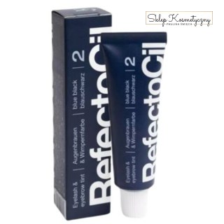 Henna Refectocil niebiesko-czarna 2 blue black 15ml