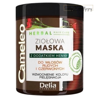 Delia Cameleo ziołowa maska z henną wł. rude vegan