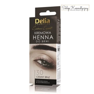 Delia zestaw henna kremowa + aktywator 3.0 brąz